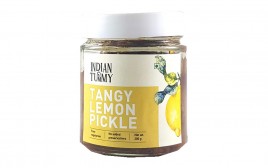 Indian Tummy Tangy Lemon Pickle   Glass Jar  200 grams